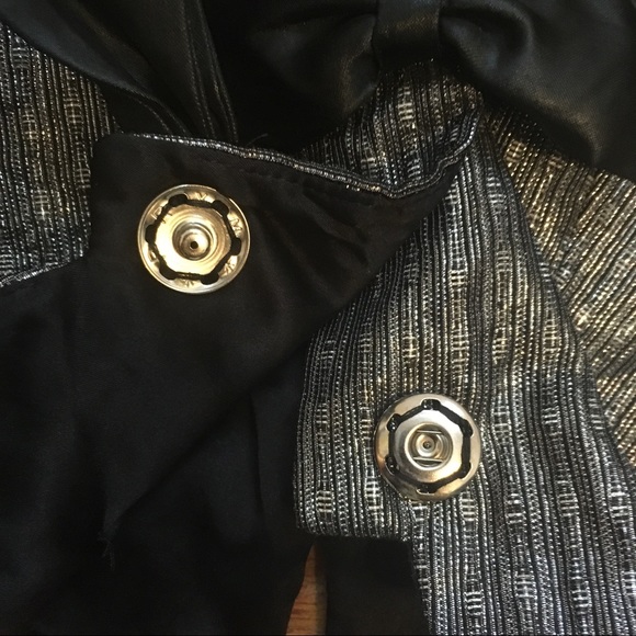 Whitney Eve Lucille Vest SZ 8 NWT Metallic Silver - Picture 5 of 5